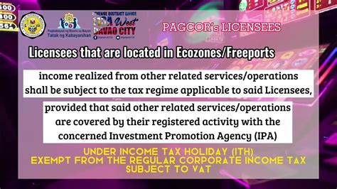is pagcor subject to income tax|Clarifications on tax treatment of PAGCOR, its licensees and .